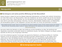 Tablet Screenshot of gerstengraspulver.net